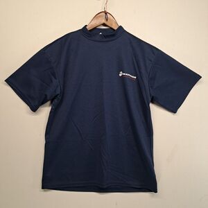US Marines USMC Performance Mesh T-Shirt Mens Medium Navy Blue Athletic Tee USA